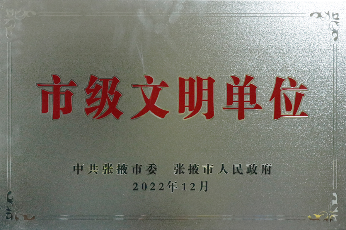 年度市级文明单位